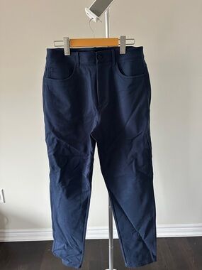 Kit and Ace Men's Navy Stretch Chinos